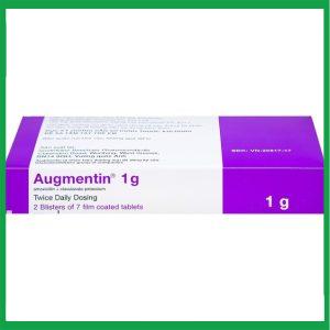 Nhà Thuốc Thanh Vinh - Thuốc Augmentin 1g GSK điều trị nhiễm khuẩn 5 Nhà Thuốc Thanh Vinh - 00000964 augmentin 1g 6654 63aa