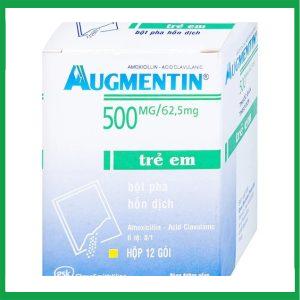 Bột Augmentin 500mg/62.5mg GSK điều trị nhiễm khuẩn