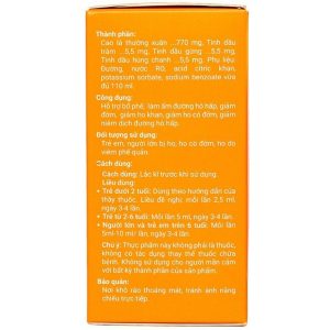 Nhà Thuốc Thanh Vinh - Siro Hobezut hỗ trợ giảm các triệu chứng ho, cảm (110ml) 3 Nhà Thuốc Thanh Vinh - 00001240 bezut 110ml 6219 5d25 l