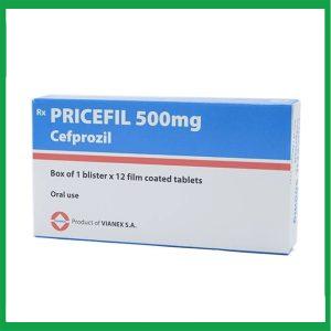 Nhà Thuốc Thanh Vinh - Thuốc Pricefil 500mg Vianex điều trị nhiễm khuẩn đường hô hấp 1 Nhà Thuốc Thanh Vinh - 00006096 pricefil 500 6992 5c06