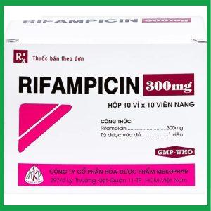 Thuốc Rifampicin 300mg Mekophar điều trị lao, phong