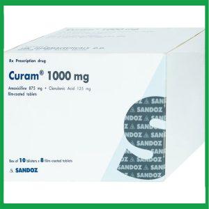 Thuốc Curam 1000mg Sandoz điều trị nhiễm khuẩn