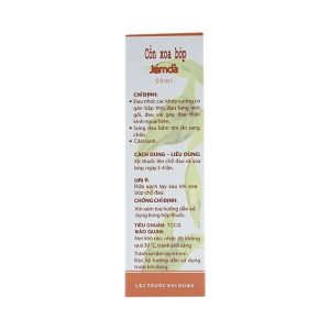 Nhà Thuốc Thanh Vinh - Cồn xoa bóp Jamda Traphaco - Chai 50ml 3 Nhà Thuốc Thanh Vinh - 00018627 con xoa bop jamda traph 3