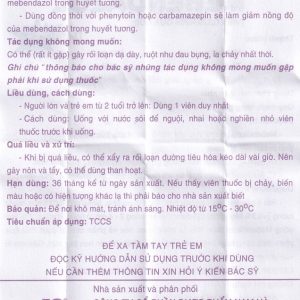 Nhà Thuốc Thanh Vinh - Thuốc giun quả núi Nam Hà Mebendazol 500mg (1 viên) 2 Nhà Thuốc Thanh Vinh - 00022092 mebendazol 500mg nam ha 1v giun nui 4348 60ff large 9591aadf77