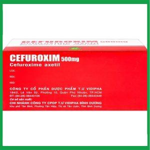 Nhà Thuốc Thanh Vinh - 00022349 cefuroxim 500mg vidipha 3