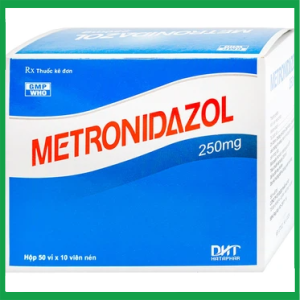 Viên nén Metronidazol 250mg Hataphar điều trị các chứng nhiễm khuẩn, viêm lợi