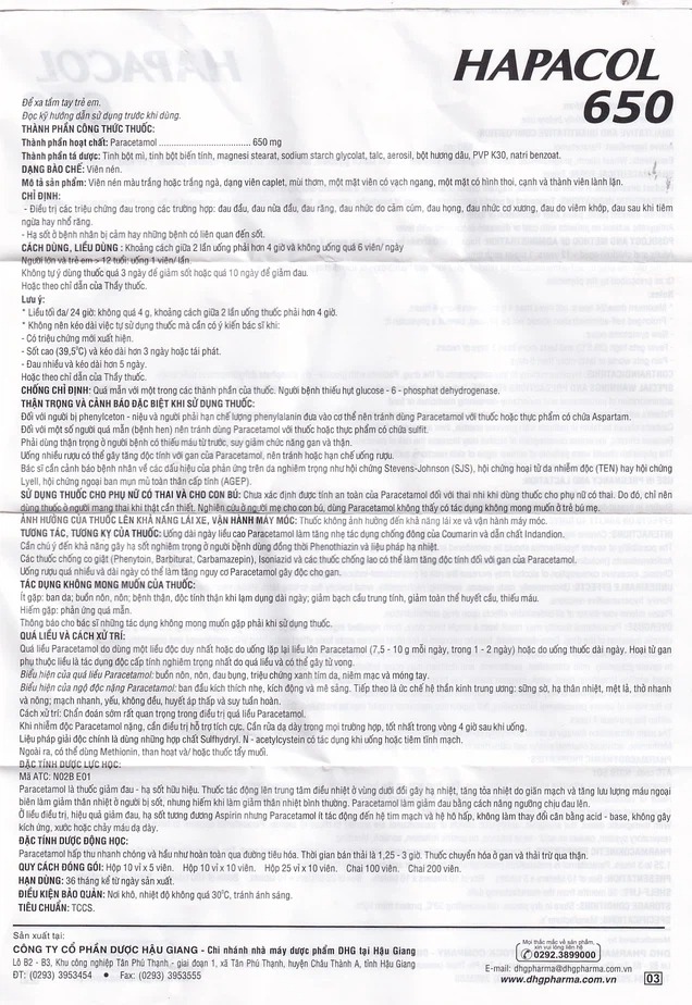 00027648_hapacol_650_dhg_100v_16.jpg Nhà Thuốc Thanh Vinh - 00027648 hapacol 650 dhg 100v 16