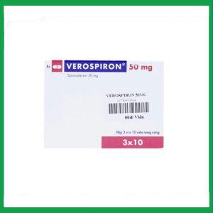 Nhà Thuốc Thanh Vinh - Thuốc Verospiron 50mg điều trị tăng huyết áp (3 vỉ x 10 viên) 1 Nhà Thuốc Thanh Vinh - 1 13