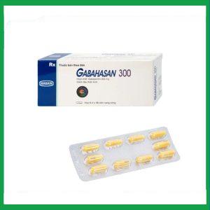 Thuốc Gabahasan 300 điều trị hỗ trợ trong động kinh cục bộ, đau viêm dây thần kinh ngoại biên (3 vỉ x 10 viên)