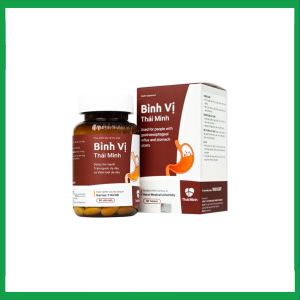 Viên uống Bình Vị Thái Minh hỗ trợ giảm acid dịch vị, giúp bảo vệ niêm mạc dạ dày (80 viên)