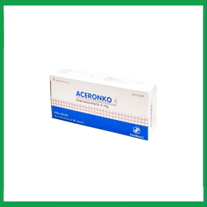 Nhà Thuốc Thanh Vinh - Thuốc Aceronko 4 dự phòng và điều trị bệnh nhồi máu phổi và cơ tim, huyết khối tĩnh mạch sâu (3 vỉ x 10 viên) 1 Nhà Thuốc Thanh Vinh - 1 32