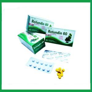 Thuốc Rotundin 60 giúp an thần, giảm đau co thắt ở đường tiêu hóa (10 vỉ x 10 viên)