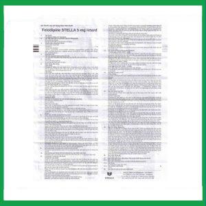 Nhà Thuốc Thanh Vinh - Thuốc Felodipine Stella 5mg Retard kiểm soát tăng huyết áp (10 vỉ x 10 viên) 1 Nhà Thuốc Thanh Vinh - 2 16