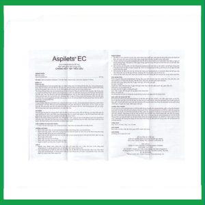Nhà Thuốc Thanh Vinh - Thuốc Aspilets EC 80mg phòng ngừa nhồi máu cơ tim, đột quỵ (10 vỉ x 10 viên) 2 Nhà Thuốc Thanh Vinh - 2 2 1