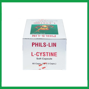 Nhà Thuốc Thanh Vinh - Viên nang mềm L-Cystine 500mg Phils Lin hỗ trợ điều trị viêm da do thuốc, sạm da, tàn nhang (12 vỉ x 5 viên) 1 Nhà Thuốc Thanh Vinh - 2 23