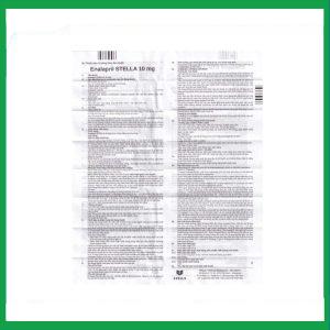 Nhà Thuốc Thanh Vinh - Thuốc Enalapril 10mg điều trị tăng huyết áp, suy tim sung huyết (3 vỉ x 10 viên) 2 Nhà Thuốc Thanh Vinh - 2 5