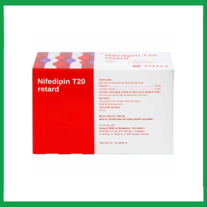 Nhà Thuốc Thanh Vinh - Viên nén Nifedipin T20 retard Stella dự phòng đau thắt ngực, điều trị tăng huyết áp (10 vỉ x 10 viên) 2 Nhà Thuốc Thanh Vinh - 3 1