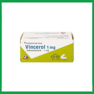 Nhà Thuốc Thanh Vinh - Thuốc Vincerol 1mg dùng trong bệnh tim gây tắc mạch, nhồi máu cơ tim (10 vỉ x 10 viên) 2 Nhà Thuốc Thanh Vinh - 3 16