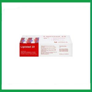 Nhà Thuốc Thanh Vinh - Viên nén Lipistad 10mg điều trị tăng cholesterol (3 vỉ x 10 viên) 3 Nhà Thuốc Thanh Vinh - 3 2