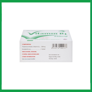Nhà Thuốc Thanh Vinh - Thuốc Vitamin B1 250mg Mekophar điều trị tình trạng thiếu Vitamin B (10 vỉ x 10 viên) 2 Nhà Thuốc Thanh Vinh - 3 32