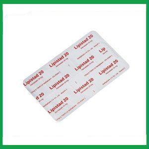 Nhà Thuốc Thanh Vinh - Viên nén Lipistad 20 điều trị tăng cholesterol máu (3 vỉ x 10 viên) 5 Nhà Thuốc Thanh Vinh - 5 11