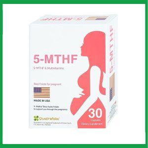 Viên uống 5-MTHF Robinson Pharma hỗ trợ cho phụ nữ bị rối loạn chuyển hóa acid folic (3 vỉ x 10 viên)