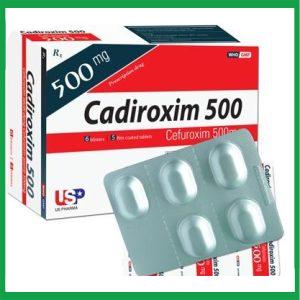 Cadiroxim 500 Thuốc điều trị nhiễm khuẩn đường hô hấp hiệu quả