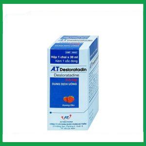 Nhà Thuốc Thanh Vinh - Dung dịch uống A.T Desloratadin giảm triệu chứng viêm mũi dị ứng, mày đay (30ml) 1 Nhà Thuốc Thanh Vinh - A.T Desloratadin 2
