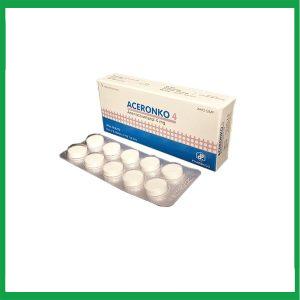 Nhà Thuốc Thanh Vinh - Thuốc Aceronko 4 Pharbaco (Hộp 3 Vỉ x 10 Viên) 1 Nhà Thuốc Thanh Vinh - ACERONKO 4.1