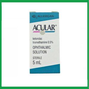 Nhà Thuốc Thanh Vinh - Thuốc nhỏ mắt Acular Allergan giảm tạm thời ngứa mắt do viêm kết mạc dị ứng theo mùa (5ml) 1 Nhà Thuốc Thanh Vinh - ACULAR 2