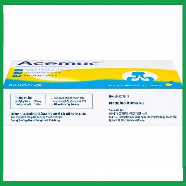 Acemuc-200mg1.jpg Nhà Thuốc Thanh Vinh - Acemuc 200mg1