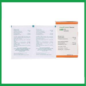 Nhà Thuốc Thanh Vinh - Thuốc Acetylcysteine 100mg Boston Pharma (30g x 1g ) 2 Nhà Thuốc Thanh Vinh - Acetylcystein. 2