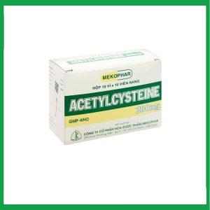Thuốc Acetylcysteine 200mg Mekophar  (10 vỉ x 10 viên)