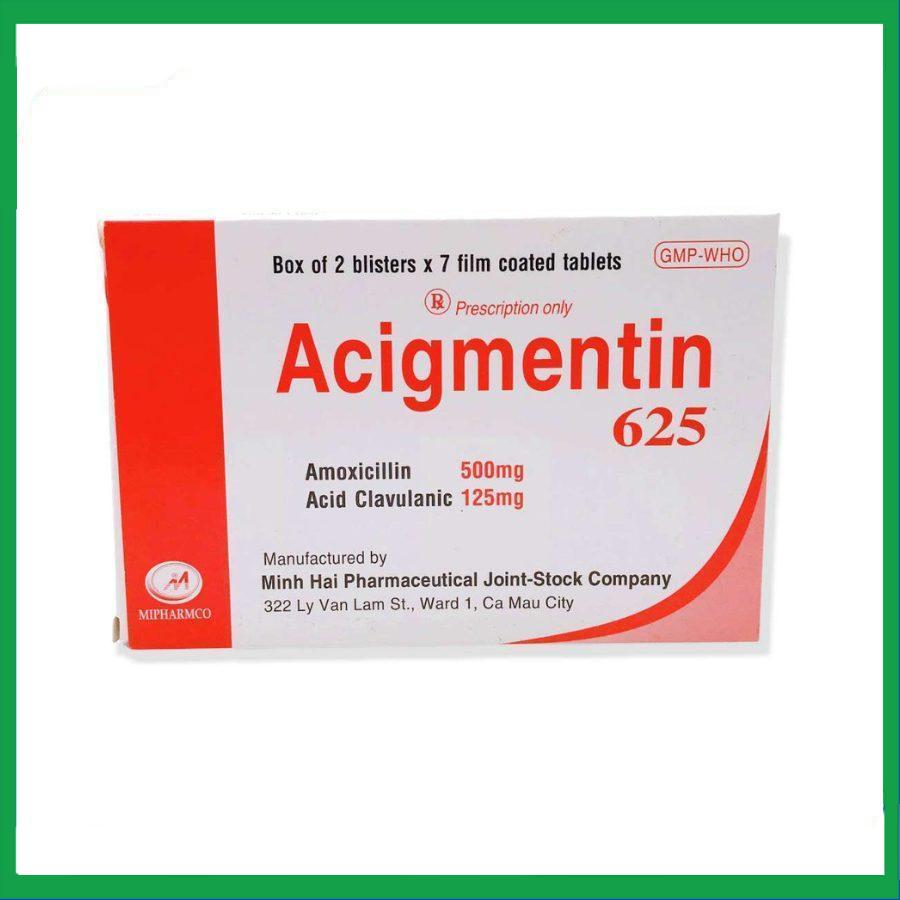 Acigmentin-625mg-2.jpg Nhà Thuốc Thanh Vinh - Acigmentin 625mg 2