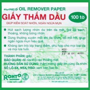 Nhà Thuốc Thanh Vinh - Giấy thấm dầu Acnes Oil Remover Paper 3 Nhà Thuốc Thanh Vinh - Acnes Oil Remover Paper1