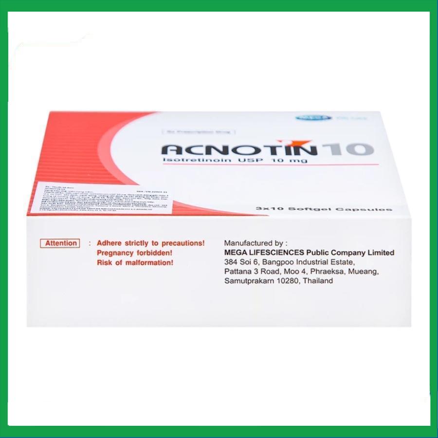 Acnotin-10mg-2.jpg Nhà Thuốc Thanh Vinh - Acnotin 10mg 2