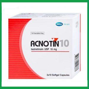 Thuốc Acnotin 10mg MEGA We care điều trị mụn trứng cá nặng (3 vỉ x 10 viên)