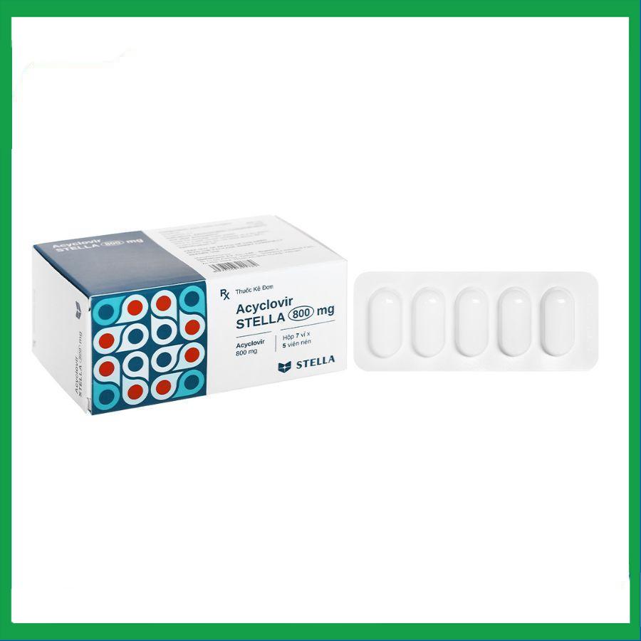 Acyclovir-800mg.jpg Nhà Thuốc Thanh Vinh - Acyclovir 800mg