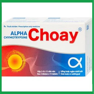 Alpha-Chymotrypsine-Choay.jpg Nhà Thuốc Thanh Vinh - Alpha Chymotrypsine Choay