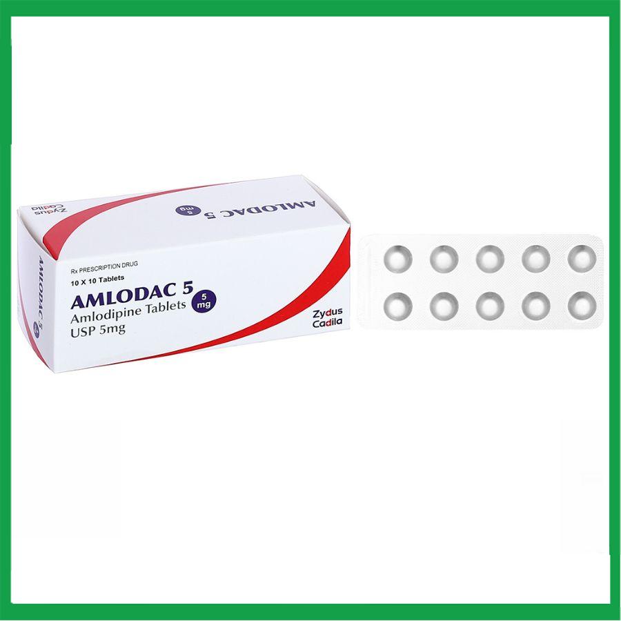 Amlodac-5mg.jpg Nhà Thuốc Thanh Vinh - Amlodac 5mg