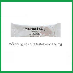 Nhà Thuốc Thanh Vinh - Gel bôi da Androgel 50mg/5g Besins hỗ trợ điều trị thiểu năng tuyến sinh dục nam giới (30 gói x 5g) 2 Nhà Thuốc Thanh Vinh - Androgel 50mg1