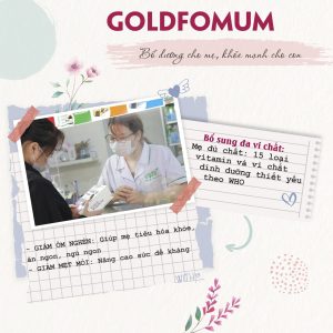 Nhà Thuốc Thanh Vinh - Goldfomum - Viên uống bổ sung vitamin cho bà bầu (Hộp 30 viên) 5 Nhà Thuốc Thanh Vinh - Anh 3