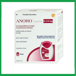 Thuốc Anoro Ellipta 62.5/25mcg GSK điều trị duy trì giãn phế quản (30 liều)