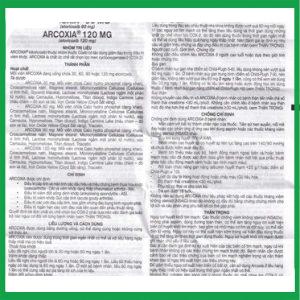 Nhà Thuốc Thanh Vinh - Thuốc Arcoxia 120mg MSD điều trị viêm khớp dạng thấp 1 Nhà Thuốc Thanh Vinh - Arcoxia 1203