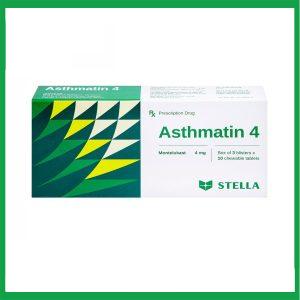 Viên nhai Asthmatin 4 Stella phòng và điều trị hen suyễn, giảm viêm mũi dị ứng (3 vỉ x 10 viên)