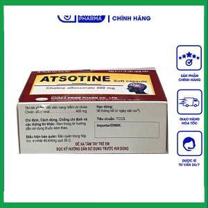 Nhà Thuốc Thanh Vinh - Thuốc Atsotine 400mg Korea Prime Pharm điều trị phục hồi não sau đột quỵ (3 vỉ x 10 viên) 2 Nhà Thuốc Thanh Vinh - Atsotine1