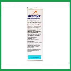 Nhà Thuốc Thanh Vinh - Thuốc xịt mũi Avamys 27.5mcg GSK điều trị chảy nước mũi, xung huyết mũi (30 liều xịt) 2 Nhà Thuốc Thanh Vinh - Avamys Xit 30 Lieu 2