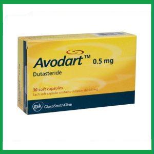 Thuốc Avodart 0.5mg GSK điều trị tăng sản lành tính tuyến tiền liệt (3 vỉ x 10 viên)