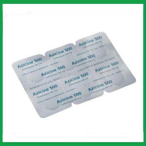 Nhà Thuốc Thanh Vinh - Thuốc Azicine 500 Stella điều trị nhiễm khuẩn do vi khuẩn nhạy cảm (1 vỉ x 6 viên) 1 Nhà Thuốc Thanh Vinh - Azicine 500 2