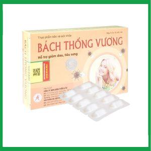 Nhà Thuốc Thanh Vinh - Viên uống Bách Thống Vương hỗ trợ giảm đau, tiêu sưng trong các chứng đau đầu (3 vỉ x 10 viên) 1 Nhà Thuốc Thanh Vinh - Bach Thong Vuong 2